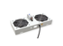 ROLINE Krovni ventilacijski modul za rack ormar 19", 2 ventilatora, termostat, sivi